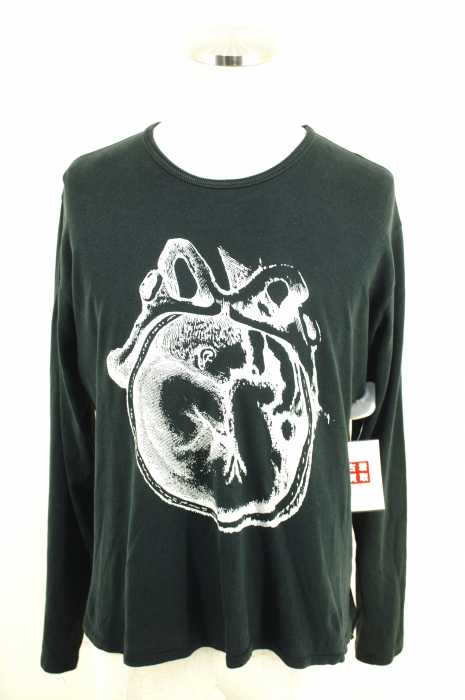 HYSTERIC GLAMOUR (ヒステリックグラマー) バック文字プリント長袖カットソー レディース トップス