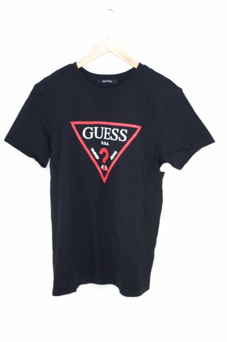 GUESS（ゲス） ロゴプリントクルーネックカットソー メンズ トップス