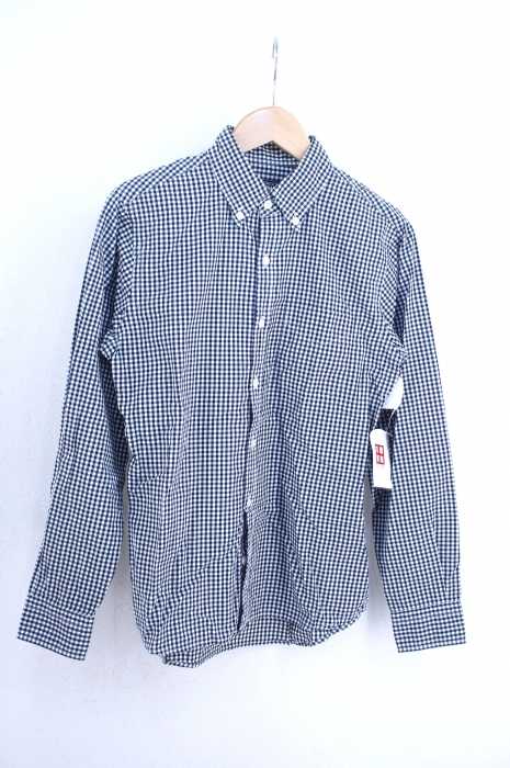 BEAMS  （ビームス） ギンガム テープ ボタンダウンシャツ メンズ トップス