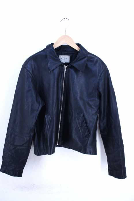 GGG POUR HOMME（ジージージー） カウレザージップアップブルゾン メンズ アウター