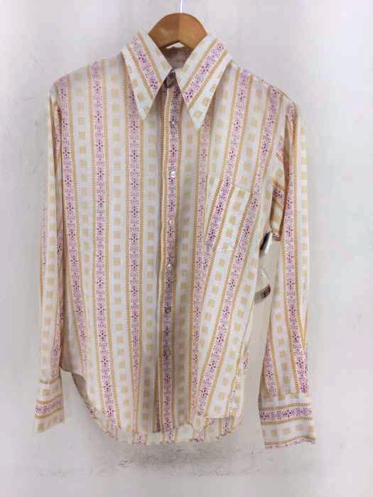 USED古着（ユーズドフルギ） 70s Monticello 総柄ボタンシャツ メンズ トップス