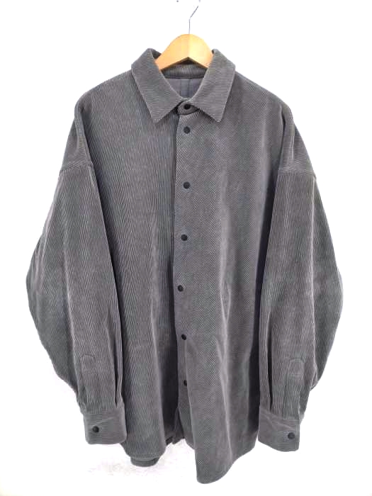 my beautiful landlet（マイビューティフルランドレット） 19AW washing corduroy BIG shirt メンズ トップス