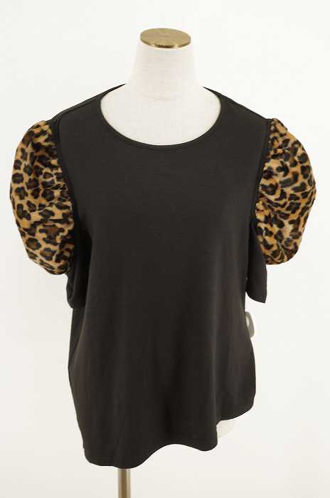 flemadonna (フリーマドンナ) ヒョウ柄デザインTシャツ レディース トップス