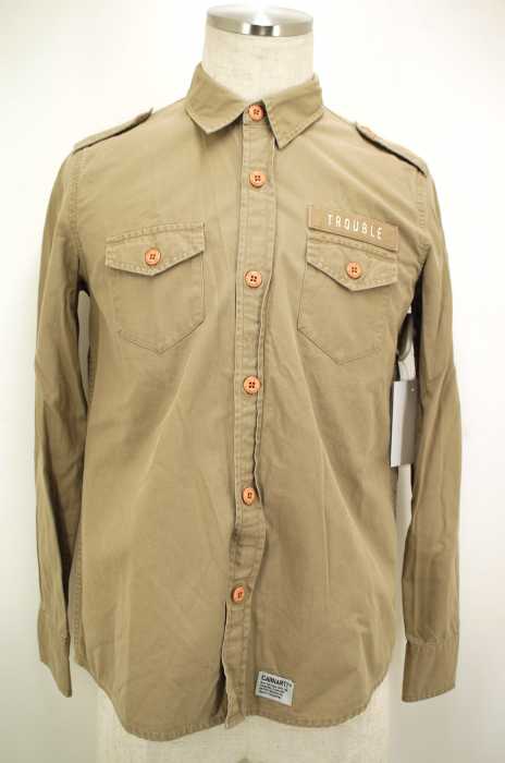 Carhartt WIP （カーハートワークインプログレス） W　L/S　Hike Shirt　ミリタリーボタンシャツ メンズ トップス