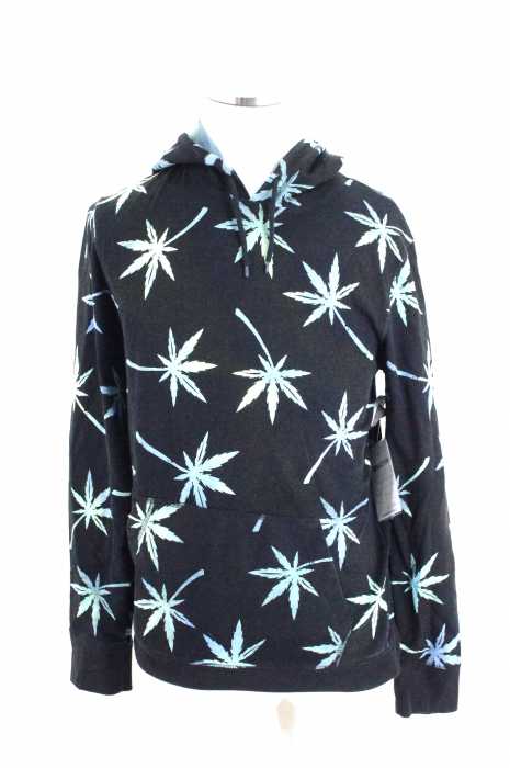 ON THE BYAS マリファナ柄パーカー メンズ トップス