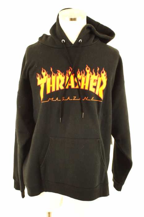 THRASHER（スラッシャー） ファイヤーロゴプルオーバーパーカー メンズ トップス