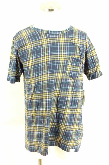 WHITE MOUNTAINEERING (ホワイトマウンテニアリング) JERSEY CHECK PRINT T-SHIRT チェックカットソー メンズ トップス