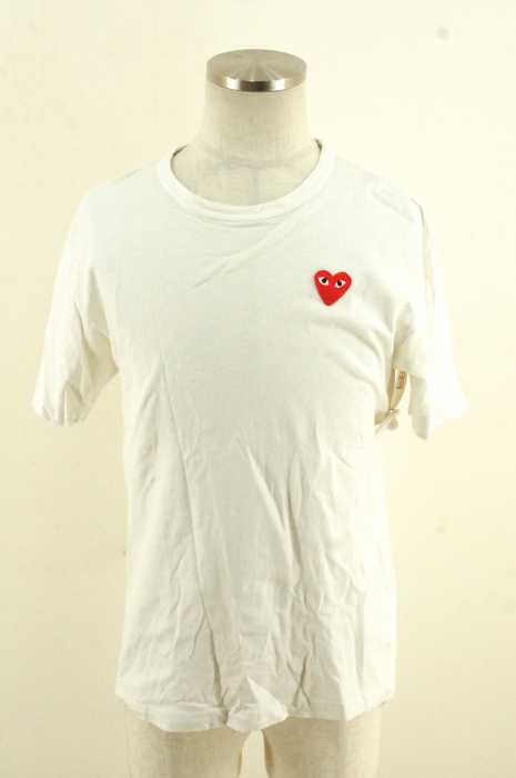 PLAY COMME des GARCONS (プレイコムデギャルソン) 刺繍クルーネックTシャツ メンズ トップス