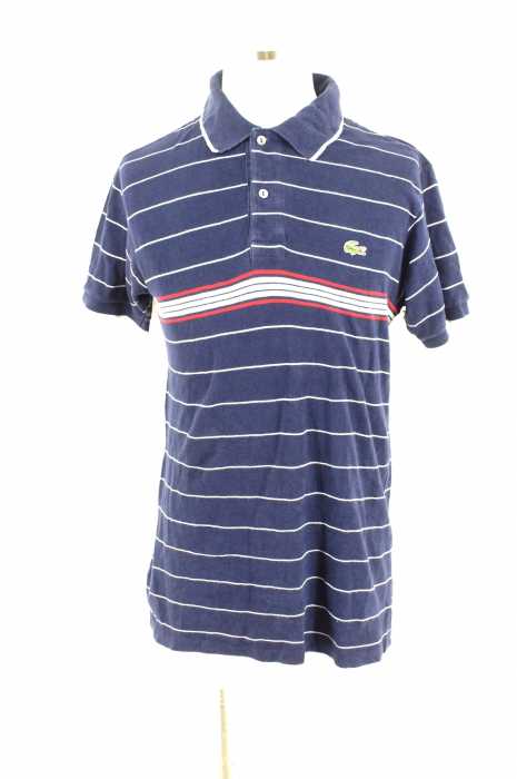 CHEMISE LACOSTE (シュミーズ ラコステ) ボーダー柄ポロシャツ メンズ トップス