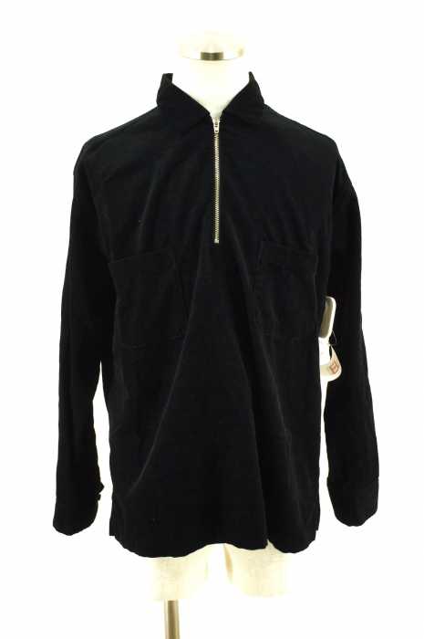 KAIKO (カイコ) ハーフジップ コーデュロイ シャツ メンズ トップス