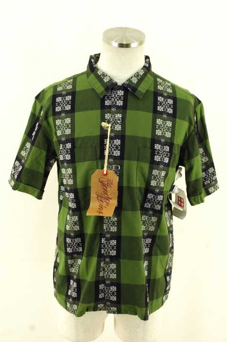 TENDERLOIN (テンダーロイン) 15SS CHECKED SHT S/S 半袖チェックシャツ メンズ トップス