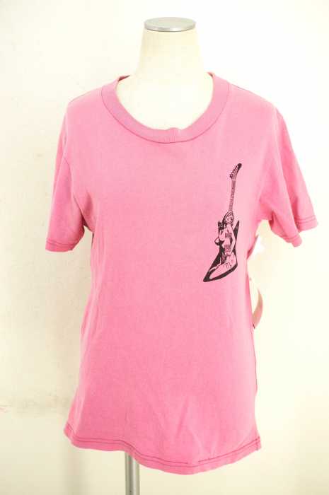 HYSTERIC GLAMOUR （ヒステリックグラマー） ギターガールプリントTシャツ レディース トップス