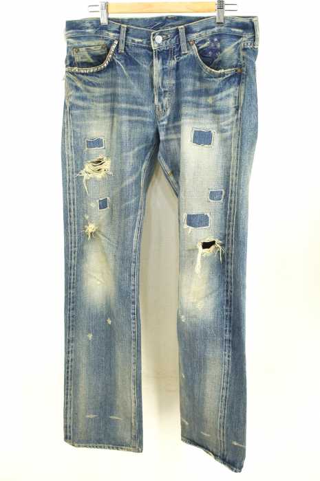 Hysteric Glamour 小窓 セルビッチ スタッズデニム W30 希少HYSTERIC