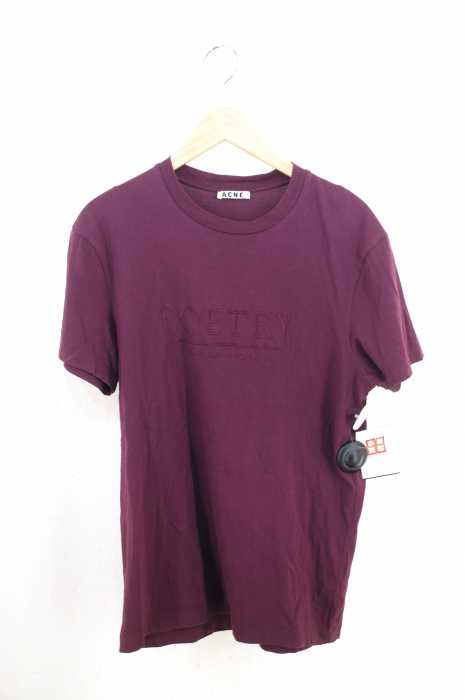 ACNE STUDIOS（アクネストゥディオズ） 13AW RISK EMBROID 刺繍クルーネックTee メンズ トップス