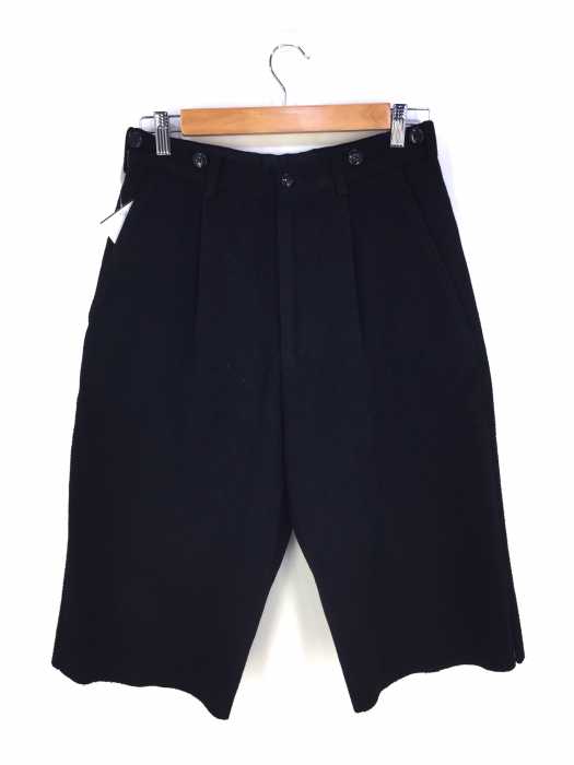 Yohji Yamamoto POUR HOMME （ヨウジヤマモトプールオム） タック起毛ウールハーフパンツ メンズ パンツ