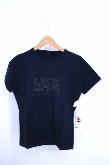 Calvin Klein Jeans(カルバンクラインジーンズ) ロゴプリントクルーネックTee レディース トップス
