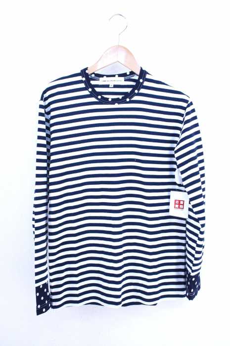 COMME des GARCONS EDITED(コムデギャルソンエディテッド) AD2015 クレイジーパターンボーダーカットソー レディース トップス