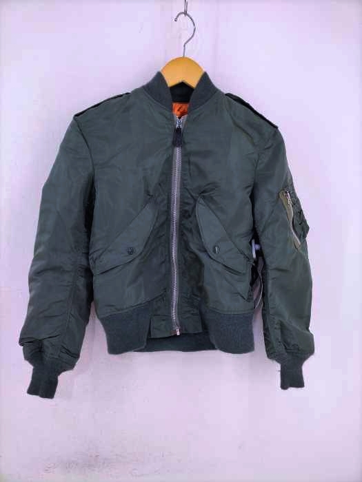 USED古着（ユーズドフルギ） USA製 CONCORD SCOVILL社製ジッパー  L-2B フライトジャケット メンズ アウター
