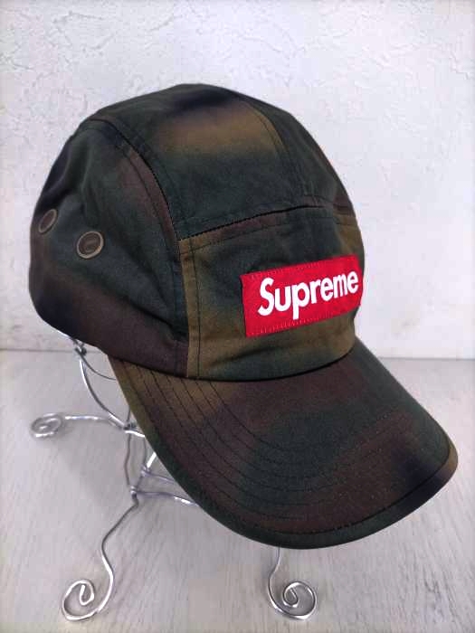 Supreme（シュプリーム） 21SS Washed Satin Camo Camp Cap メンズ 帽子