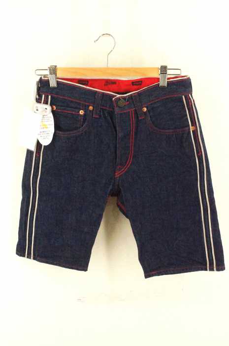Levi's ×Jean Paul Gaultier (リーバイス×ジャンポールゴルチェ) サイドラインデニムショートパンツ メンズ パンツ