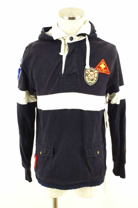 Polo by RALPH LAUREN (ポロバイラルフローレン) ワッペン付きプルオーバーパーカー メンズ トップス