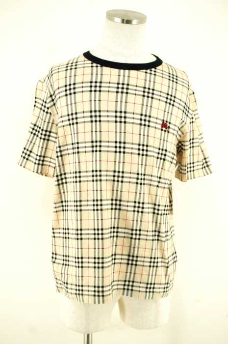BURBERRY BLUE LABEL （バーバリーブルーレーベル） ノバチェック柄Tシャツ メンズ トップス
