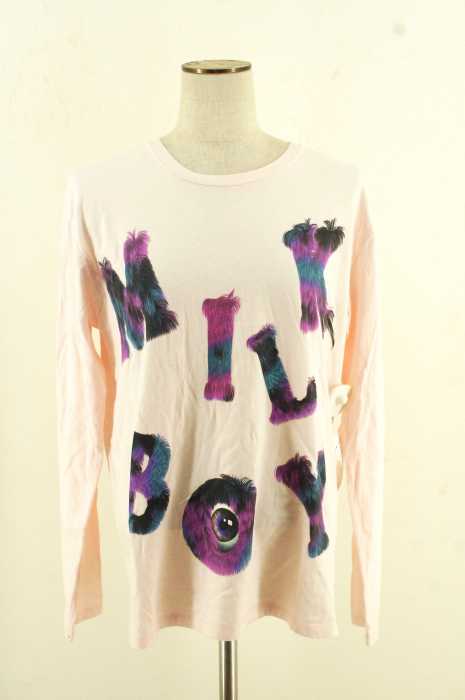 MILKBOY （ミルクボーイ） モンスターロゴ L.S TEE レディース トップス