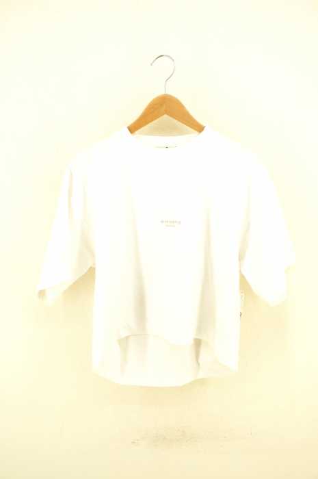 ACNE STUDIOS (アクネストゥディオズ) クロップドTシャツ オプティックホワイト レディース トップス