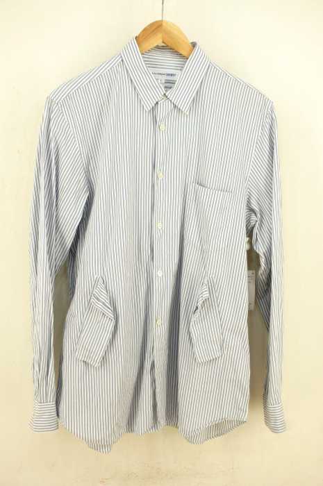 COMME des GARCONS SHIRT (コムデギャルソンシャツ) ストライプ柄フロントポケット長袖シャツ メンズ トップス