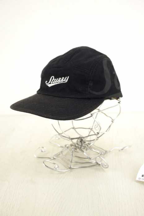 STUSSY (ステューシー) サイドプリントロゴ刺繍ジェットキャップ メンズ 帽子