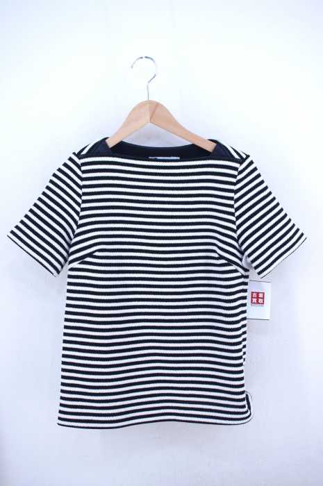T by Alexander Wang （ティーバイアレキサンダーワン） ラムレザーパイピングボーダートップス レディース トップス