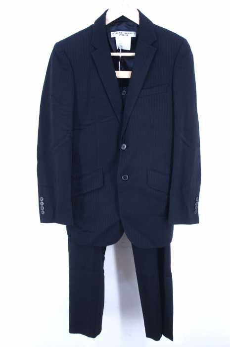 KATHARINE HAMNETT LONDON（キャサリンハムネットロンドン） ストライプシングルテーラードジャケット スラックスパンツ メンズ セットアップ