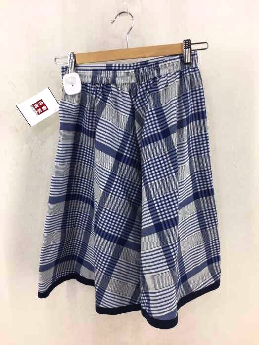 USED古着（ユーズドフルギ） チェック柄 ワイドショートパンツ レディース パンツ