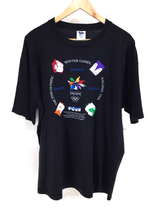 MIZUNO(ミズノ) 90s NAGANO OLYMPI C TEE メンズ トップス