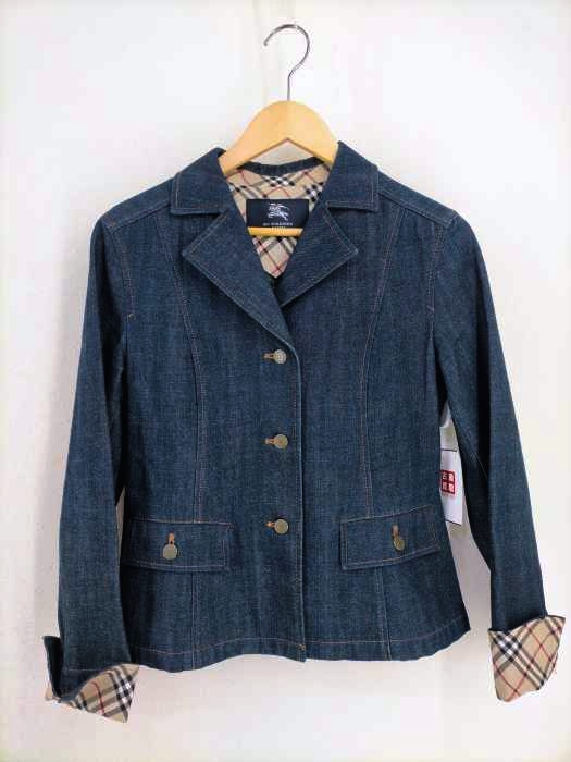 BURBERRY LONDON（バーバリーロンドン） 3Bデニムテーラードジャケット レディース アウター