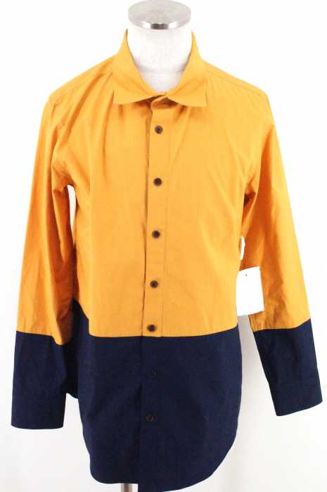 AG by EXPERIMENT （エージーバイエクスペリメント） 13AW バイカラーボタンシャツ メンズ トップス