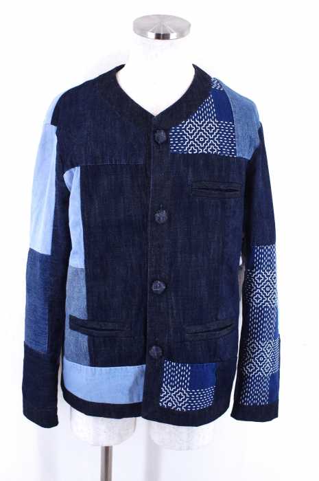 UNITED ARROWS & SONS (ユナイテッドアローズアンドサンズ) 16SS パッチワーク刺子ジャケット メンズ アウター