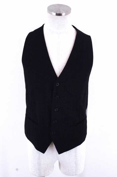 ANN DEMEULEMEESTER () リボン付きウール5ボタンベスト メンズ トップス