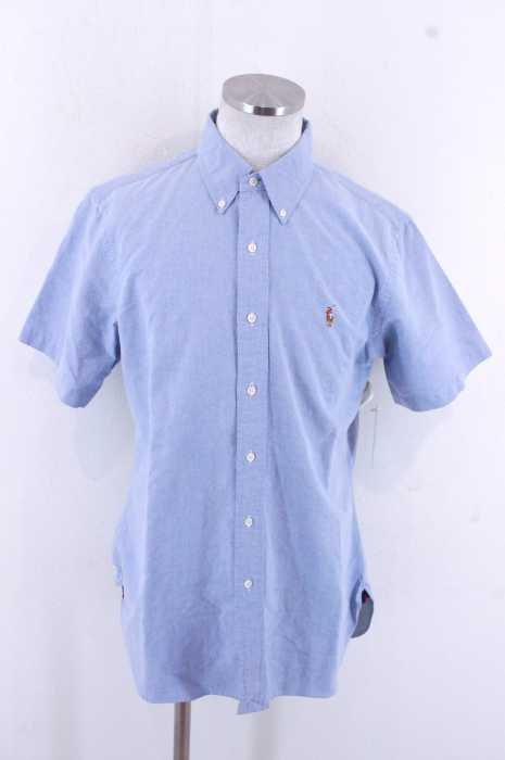 RALPH LAUREN (ラルフローレン) CUSTOM FIT 半袖ボタンダウンシャツ メンズ トップス