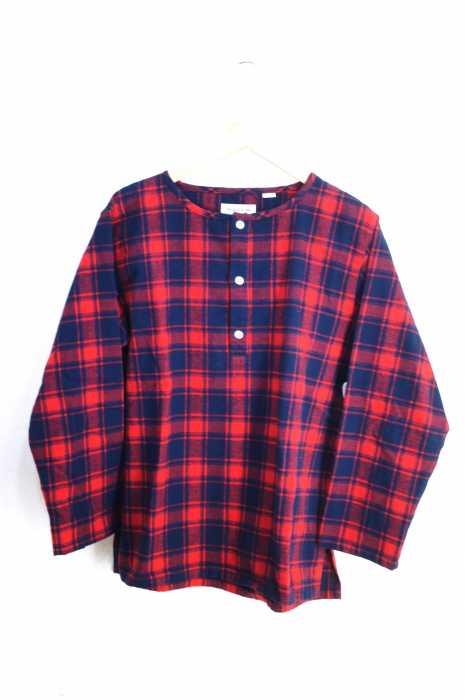 FREAK'S STORE  （フリークスストア） ノーカラー　チェックシャツ メンズ トップス