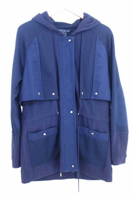 Marc by Marc Jacobs （マークバイマークジェイコブス） ストーンモチーフボタン ミリタリーフーデッドパーカー レディース トップス