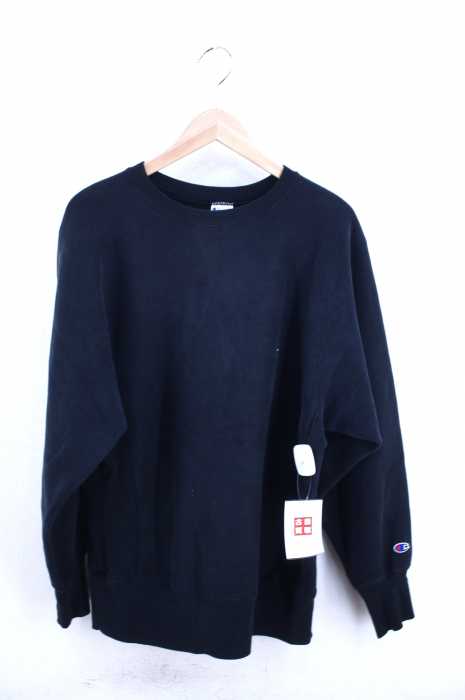 Champion (チャンピオン) 90S 刺繍タグ 胸ロゴ刺繍スウェット REVERSE WEAVE メンズ トップス