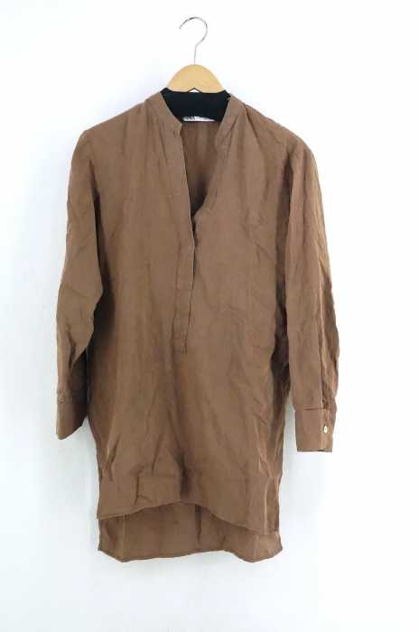ZARA（ザラ） Vネックプルオーバーシャツ レディース ワンピース
