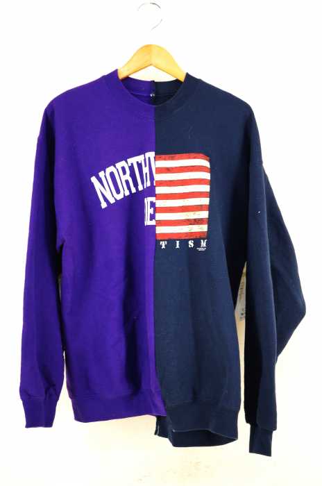 USED古着 (ユーズドフルギ) GI APPAREL リメイクスウェット レディース トップス
