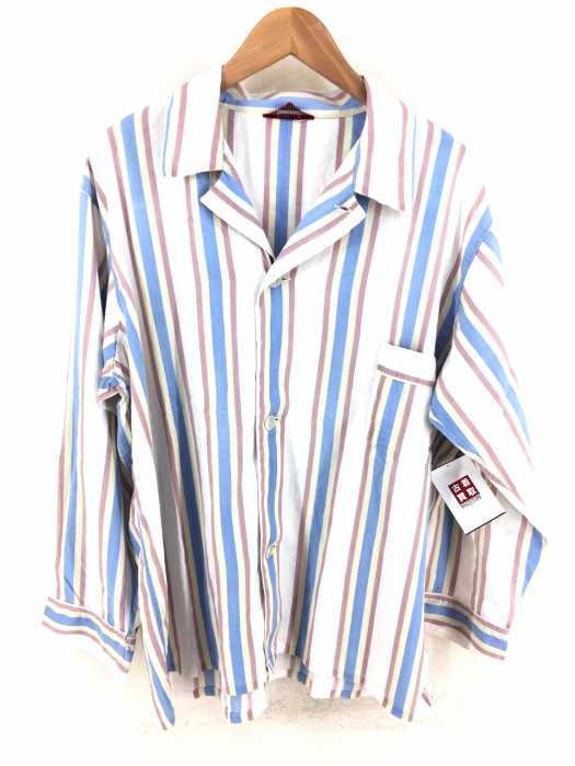 PENNEYS TOWNCRAFT（ぺニーズタウンクラフト） 50～60年代　ストライプ柄　開襟シャツ　オープンカラーシャツ　　 メンズ トップス