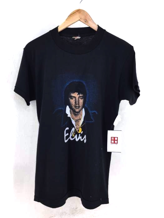 USED古着（ユーズドフルギ） 80s USA製 BELTON ELVIS PRESLEY プリントTEE メンズ トップス
