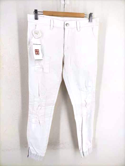 Danke Schon（ダンケシェーン） ダメージデニムジョガーパンツ メンズ パンツ