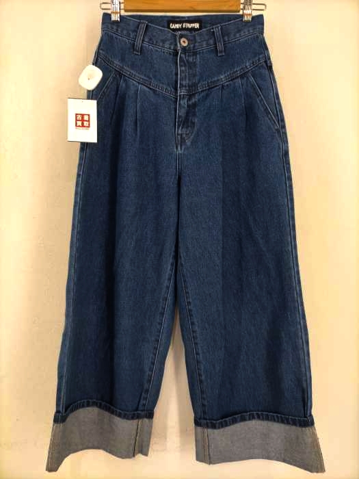 Candy Stripper(キャンディストリッパー) TACKED WIDE DENIM レディース パンツ