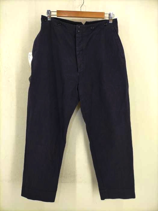 COMOLI（コモリ） 20AW製品染バックストラップパンツ メンズ パンツ