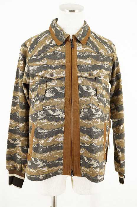 WHITE MOUNTAINEERING（ホワイトマウンテニアリング） 12AW ダンガリーカモフラージュパターンシャツブルゾン メンズ アウター